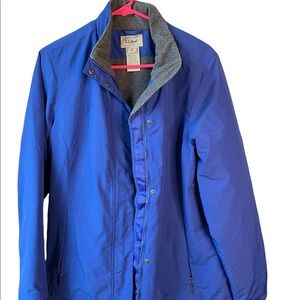 LL Bean Vintage 3 Season Jacket Fleece Lined Women’s Medium Blue